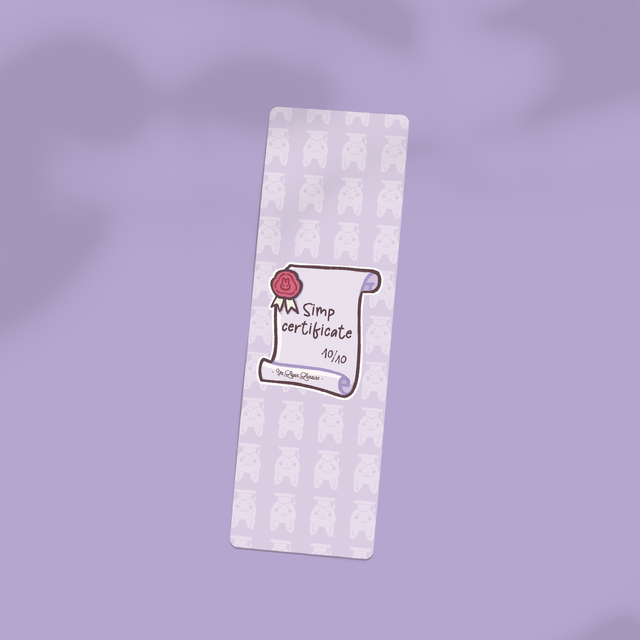Marque-pages SIMP CERTIFICATE