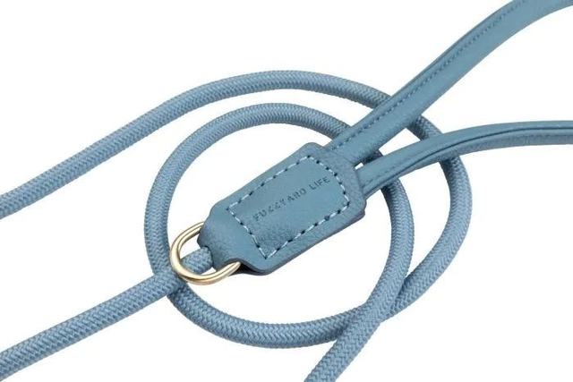 Fuzzyard French Blue Rope Lead 
