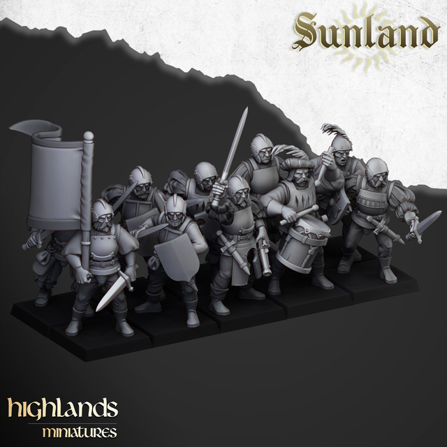 Sunland Troops with Swords