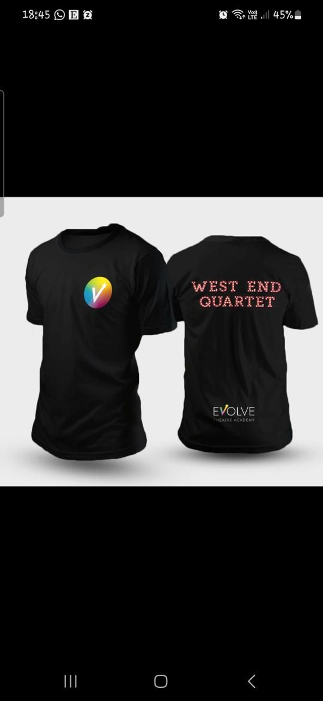 West end quartet t shirt adults at001