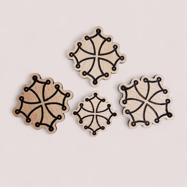 Aimant Croix occitane