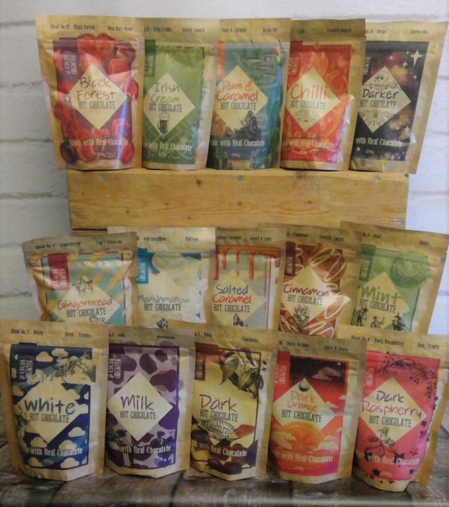 Individual Hot Chocolate Bags (The Cocoa Counter)