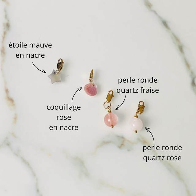 Collier Femme « Philippine » 1 charm