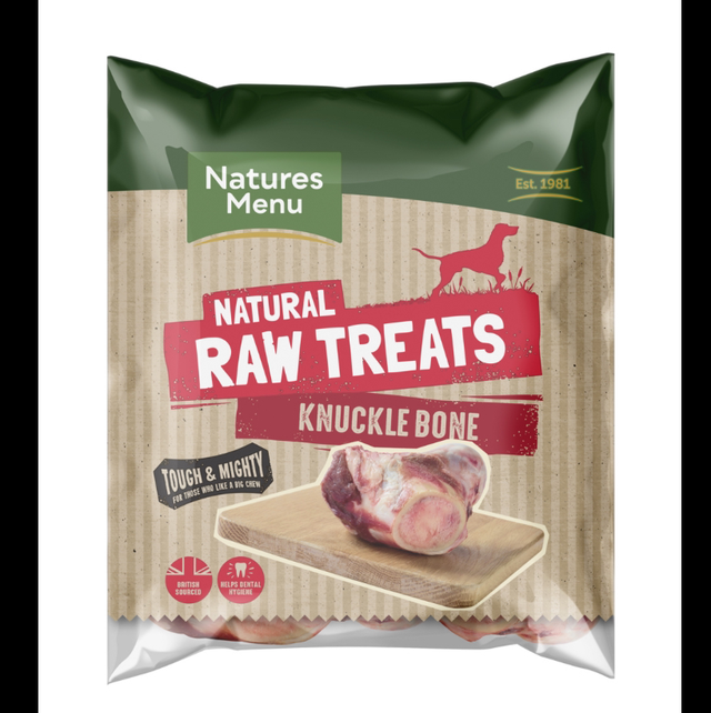 Nature's menu raw knuckle bone 