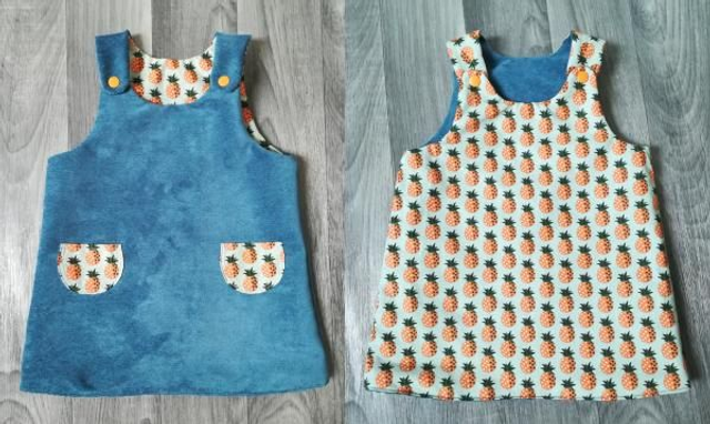 Robe réversible taille 6 mois