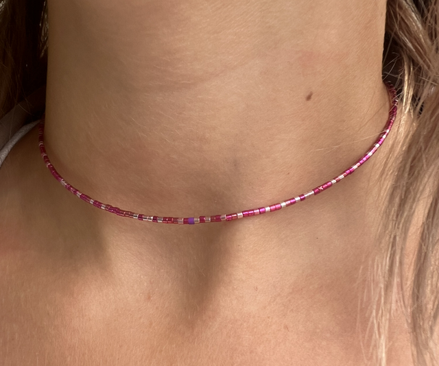 Ras de cou en perles Japonaises Miyuki