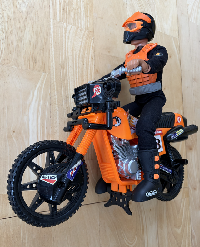 Vintage 1996 Action Man Super X Dirt Bike with Figure