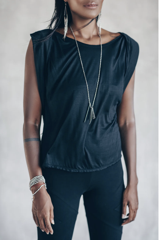 510418 HOPE TOP BLACK one size