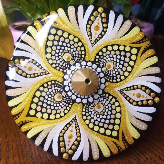 Porte-encens 10 cm &quot;Paix et Lumière&quot;