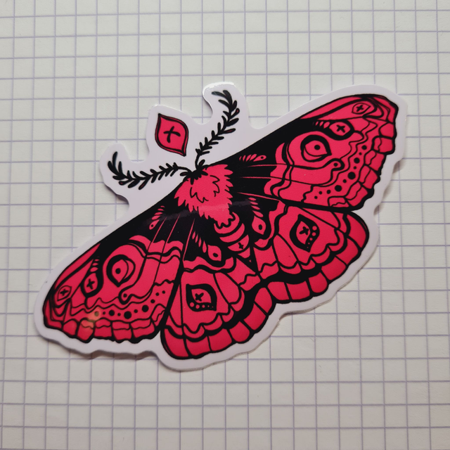 Moth Stickers