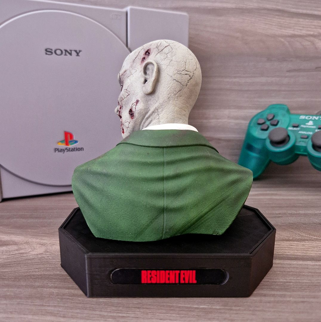Busto Zombie Resident Evil 