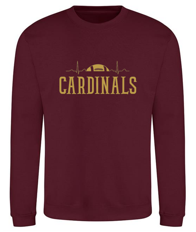 Ipswich Cardinals Heartbeat Sweatshirt