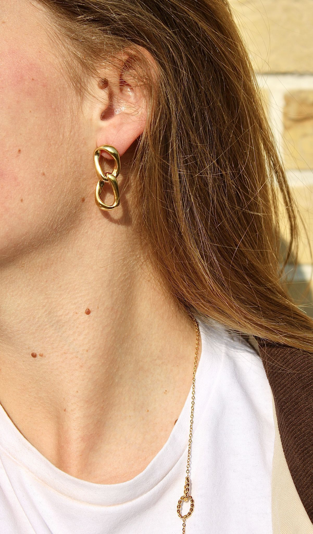 Boucles d&#039;oreilles Violette