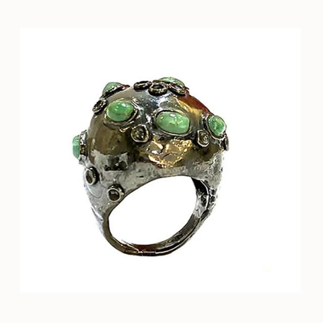 Anello con smeraldi modello 0328