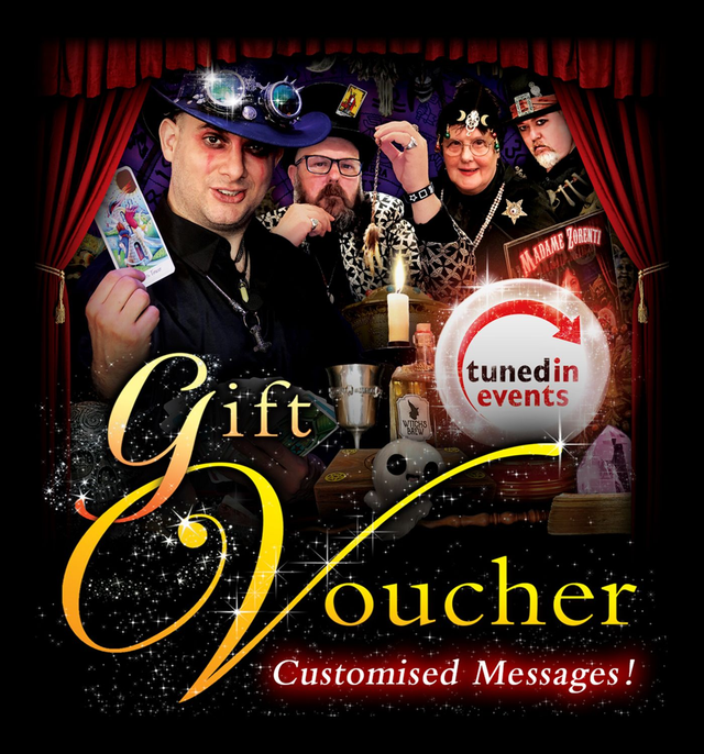 Gift Voucher for a Private Online or Telephone Psychic 1-2-1 Consultation with a Tuned In Events Clairvoyant Reader