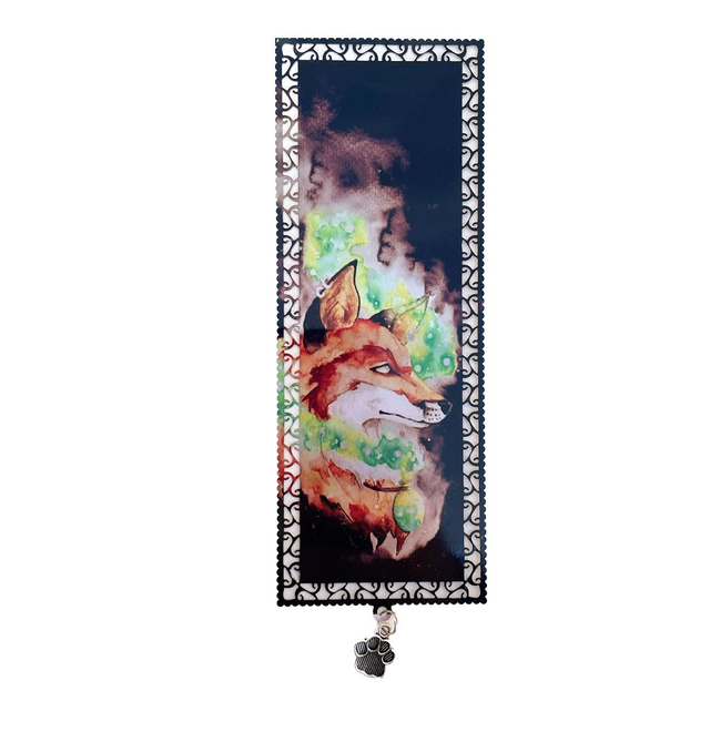 Marque-page aluminium Renard