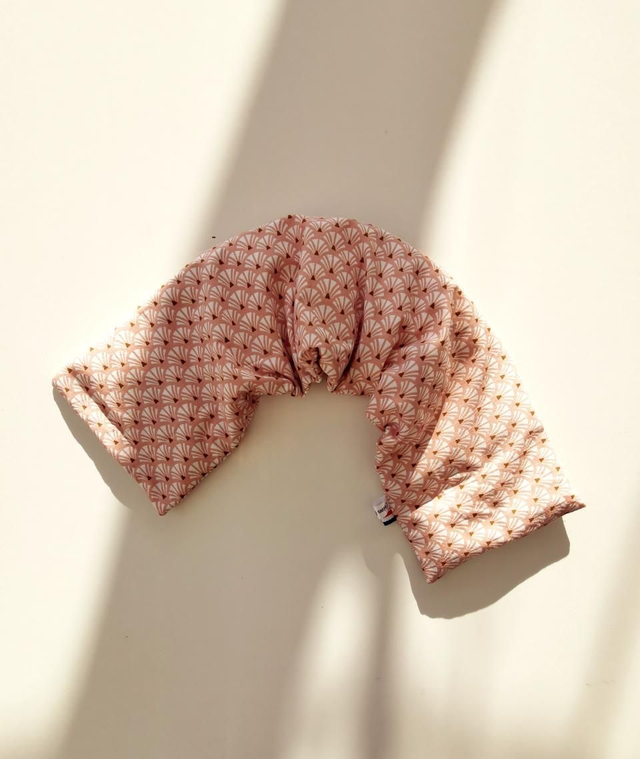 Bouillotte MADELEINE éventail rose