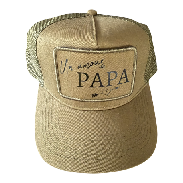 Casquette patch amovible 