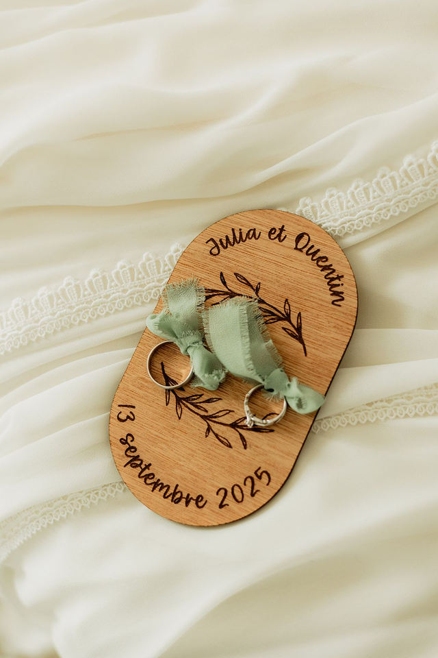 🎨 Porte alliances - Collection Nature Ovale