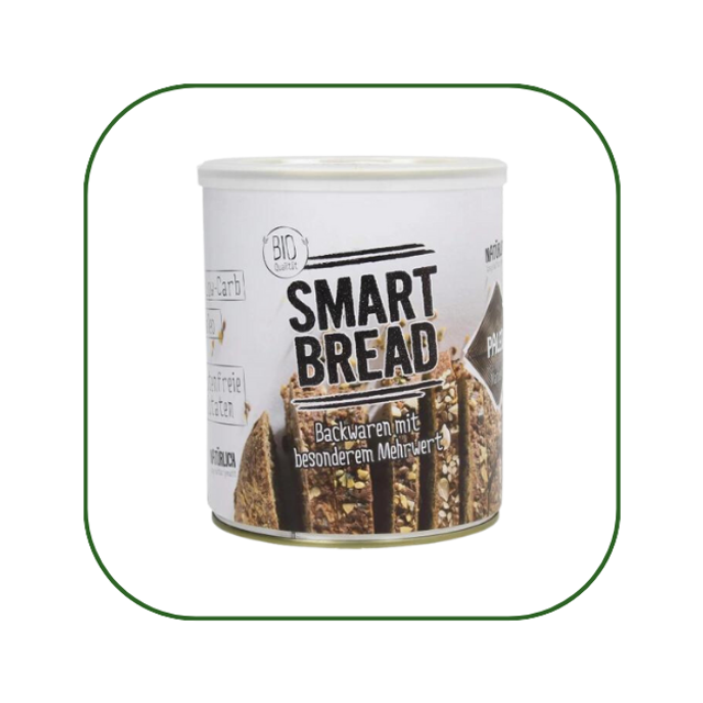 SmartBread Bio Paleo Mandel Brot in der Dose, 500g (2 x 250g)