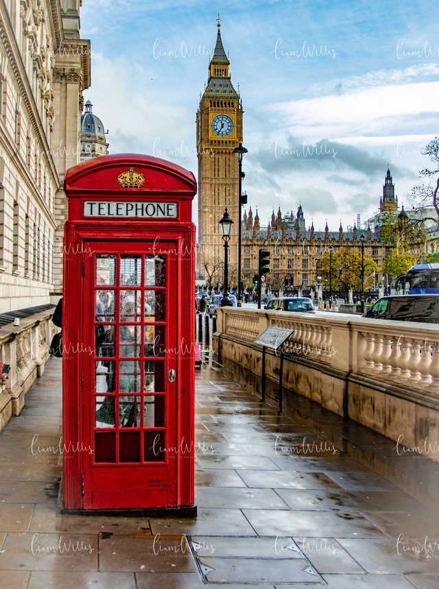 Big Ben Phonebox Print