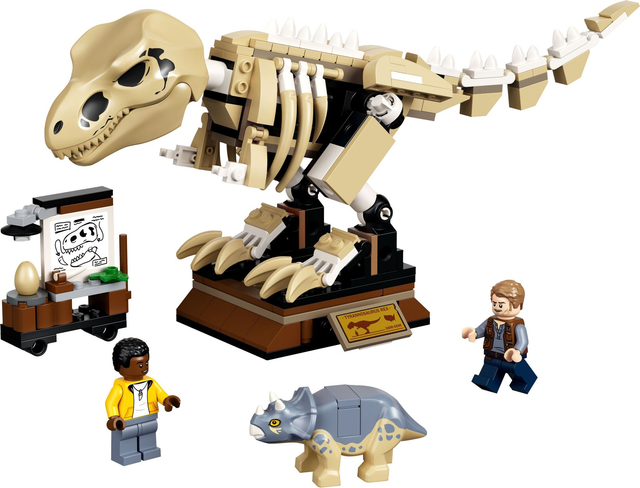 LEGO® Jurassic World 76940 T. Rex-Skelett in der Fossilienausstellung