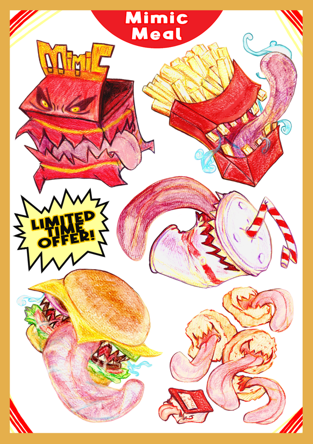Mimic Meal Sticker Sheet