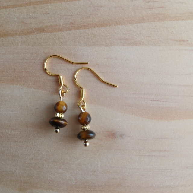 Oorbellen Tijgeroog (3.021)