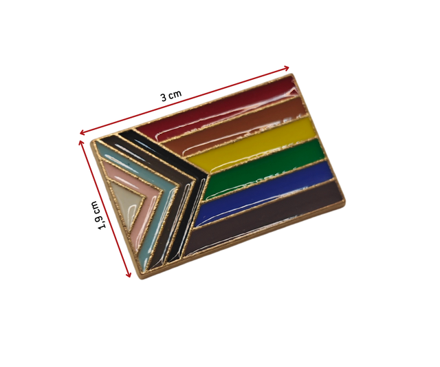 Progress Pride Flag Anstecknadel – Ein starkes Zeichen für Vielfalt