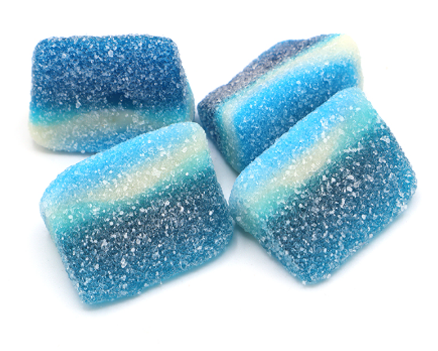 Blue Raspberry Slices