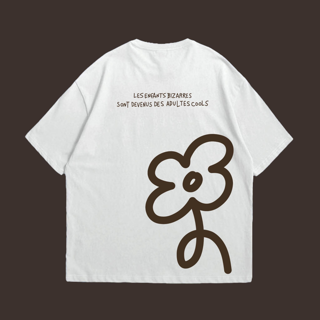 T-shirt cool kid marron