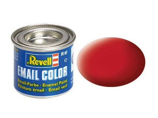 peinture email rouge carmin mat revell 32136