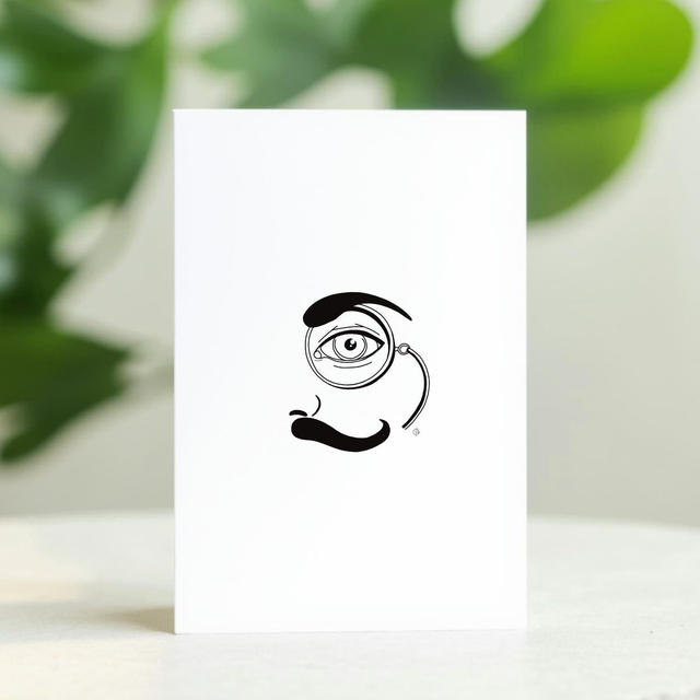 "Moustache" Carte postale- 2025