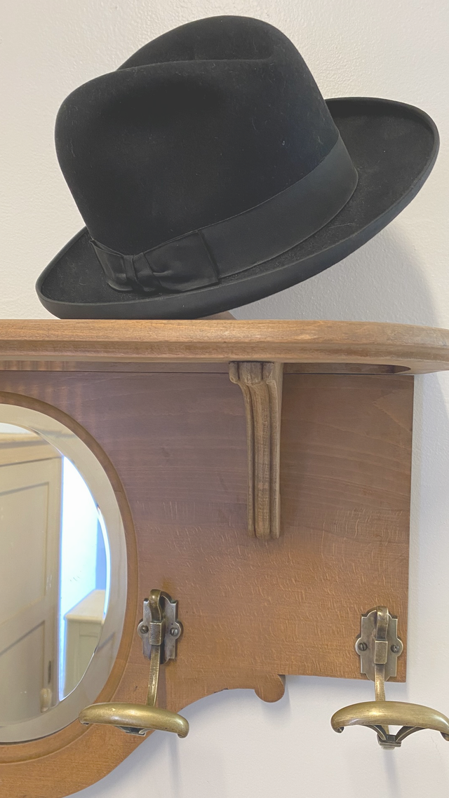 Patère Etagère Miroir 3 en1 