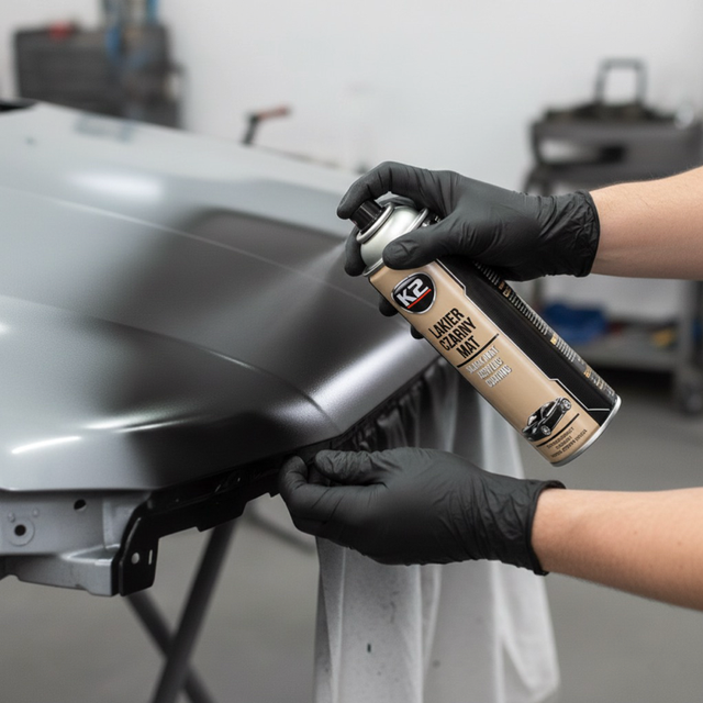 🎨 barvy ČERNÁ AKRYLOVÁ BARVA K2 500 ML - Rychleschnoucí matná černá akrylová barva K2 L340