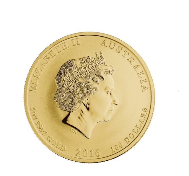 Australia 1 oz Gold Coin Lunar Monkey