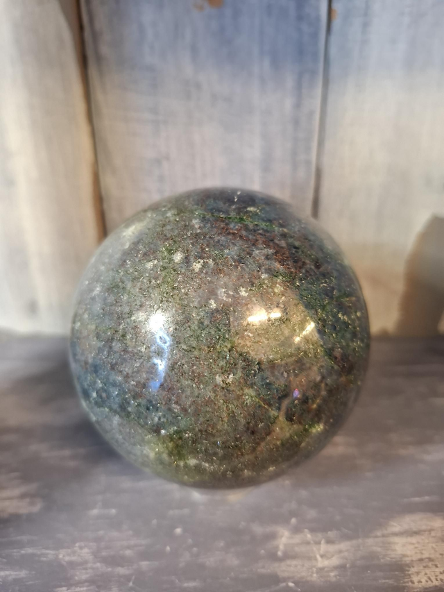 Ruby in Kyanite Sphere 