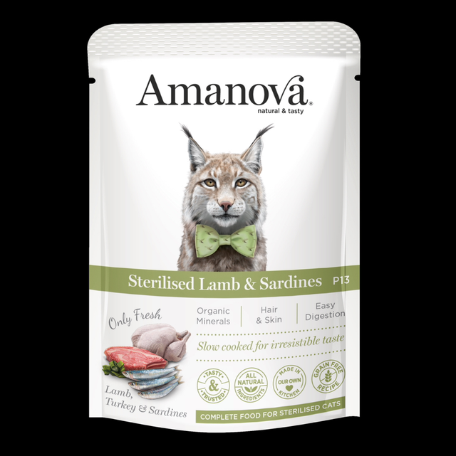 Amanova lam en sardines zakje 85 gr