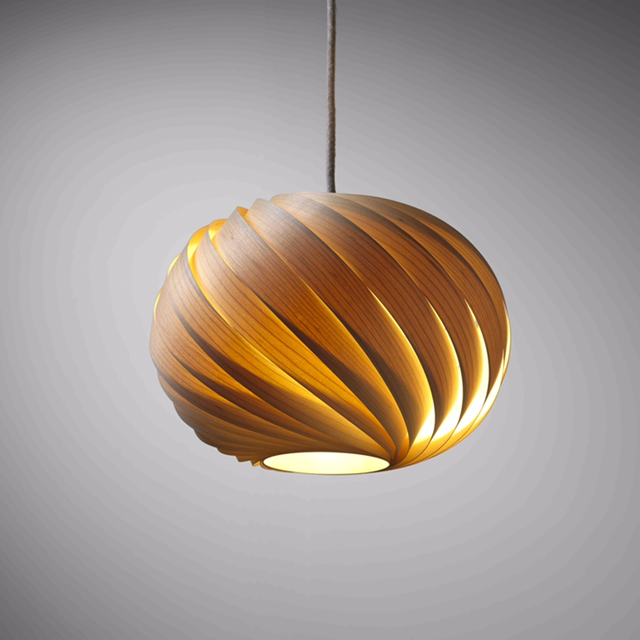 Suspension Galet en Érable