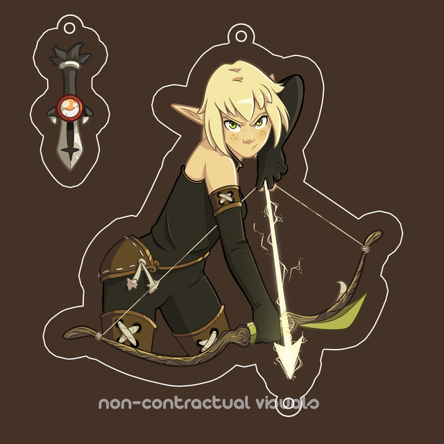 Crâ - 2&quot; Acrylic Charm