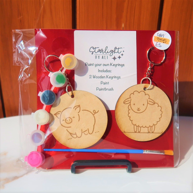 Paint Your Own Keyring Kit