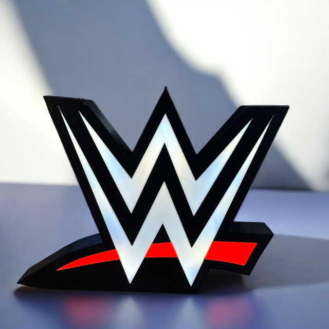 Lampe 3D WWE LED - L’univers du catch illumine ton espace ! 