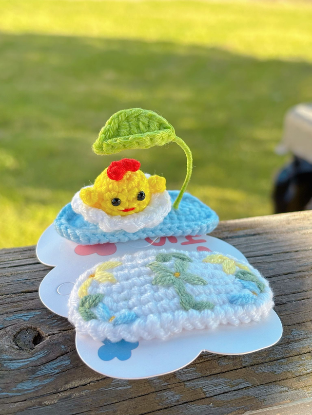 Small Chicken Swimming Hairclips