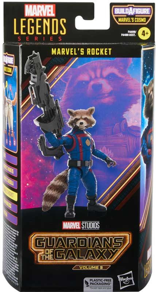 MARVEL LEGENDS SERIES MARVEL'S ROCKET GUARDIANS OF THE GALAXY VOL 3 BUILD A FIGURE