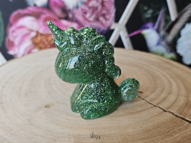 Unicorn Green Sparkle (W074)