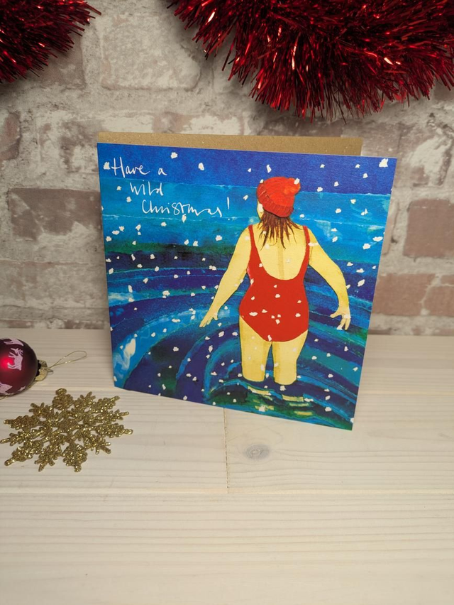 Christmas Cards - Wild Swimmers by Windsock Press