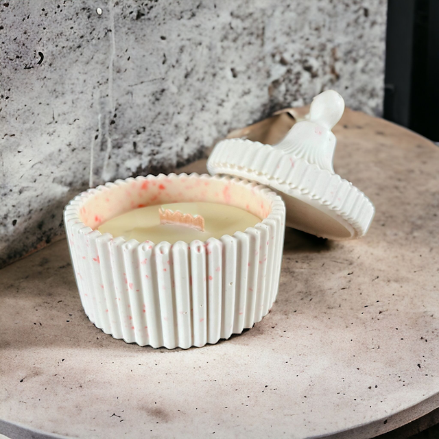 Bougie Parfumée à la cire d&#039;abeille - Parfum Mirabelle - 75g     