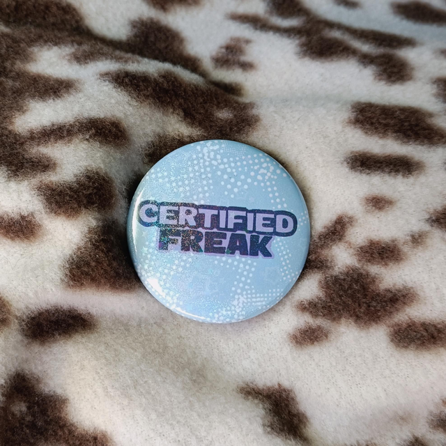 freaky certification - pin badge