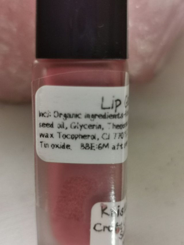 Lip Gloss (GLASS) Coral- Organic Ingredients. 7g