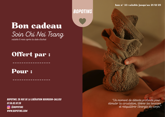 Bon cadeau Chi Nei Tsang